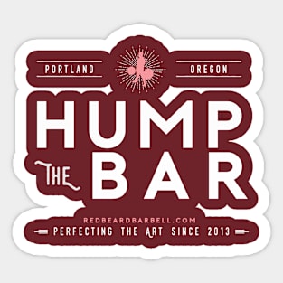 Hump The Bar (Pink) Sticker